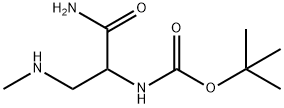 Carbamic acid, [2-amino-1-[(methylamino)methyl]-2-oxoethyl]-, 1,1- Structure