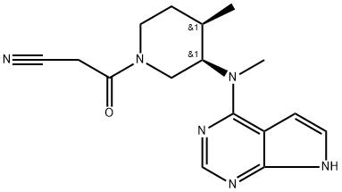 トファシチニブ 化学構造式