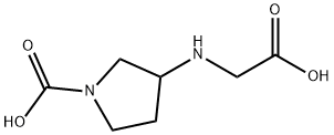 1-Pyrrolidinecarboxylicacid,3-[(carboxymethyl)amino]-(9CI) Structure
