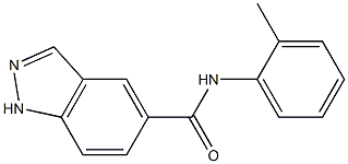 1H-Indazole-5-carboxamide,N-(2-methylphenyl)-(9CI) Structure