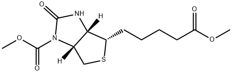 N1'-methoxycarbonylbiotin methyl ester 结构式