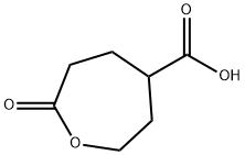 4-Oxepanecarboxylicacid,7-oxo-(9CI) Structure