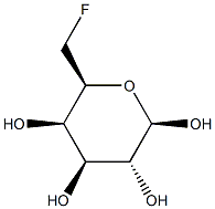 beta-D-Galactopyranose, 6-deoxy-6-fluoro- (9CI) Structure