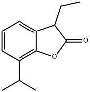 2(3H)-Benzofuranone,3-ethyl-7-(1-methylethyl)-(9CI) Structure
