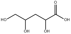 3-deoxypentonic acid Struktur