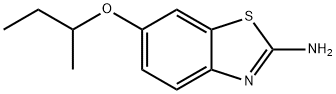 2-Benzothiazolamine,6-(1-methylpropoxy)-(9CI) Struktur