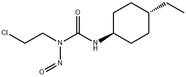 1-(2-クロロエチル)-3-(4β-エチルシクロヘキサン-1α-イル)-1-ニトロソ尿素 化学構造式