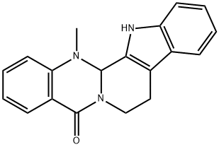 (±)-エボジアミン 化学構造式