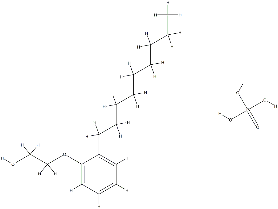 壬基酚聚醚-3 磷酸酯, 51811-79-1, 结构式