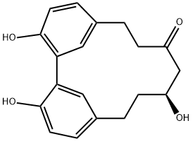 3,11,17-Trihydroxytricyclo[12.3.1.12,6]nonadeca-1(18),2,4,6(19),14,16-hexen-9-one Struktur