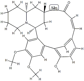 (1S,17S,19S)-9-ヒドロキシ-4,5-ジメトキシ-16-オキサ-24-アザペンタシクロ[15.7.1.18,12.02,7.019,24]ヘキサコサ-2(7),3,5,8(26),9,11,13-ヘプタエン-15-オン 化学構造式