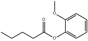 吉草酸2-メトキシフェニル 化学構造式