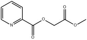 2-Pyridinecarboxylicacid,2-methoxy-2-oxoethylester(9CI) Structure