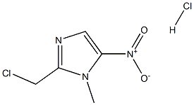 1H-IMidazole, 2-(chloroMethyl)-1-Methyl-5-nitro-, hydrochloride (1:1) Struktur