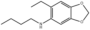 1,3-Benzodioxol-5-amine,N-butyl-6-ethyl-(9CI) Structure