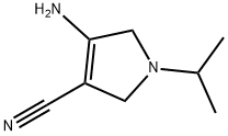 1H-Pyrrole-3-carbonitrile,4-amino-2,5-dihydro-1-(1-methylethyl)-(9CI) Structure
