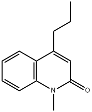 2(1H)-Quinolinone,1-methyl-4-propyl-(9CI) Structure