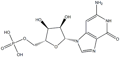 3-deazaguanylic acid Structure