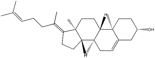 Cholesta-5,17(20),24-trien-3β-ol Structure