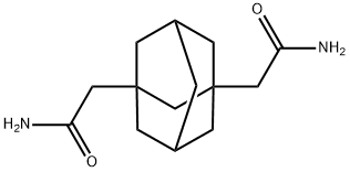 2,2'-(Adamantane-1,3-diyl)diacetamide Structure
