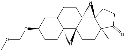 3α-(Methoxymethoxy)androstan-17-one Structure