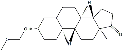 3β-(Methoxymethoxy)androstan-17-one Structure
