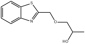2-Propanol,1-(2-benzothiazolylmethoxy)-(7CI,8CI) Struktur