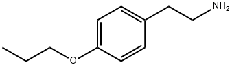 2-(4-プロポキシフェニル)エタンアミン 化学構造式