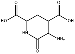 2,4-Piperidinedicarboxylicacid,5-amino-6-oxo-(9CI) Structure