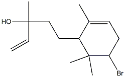 5-Bromo-α-vinyl-α,2,6,6-tetramethyl-2-cyclohexene-1-propan-1-ol Structure