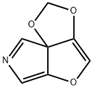 1,3-Dioxolo[3,4]furo[2,3-c]pyrrole  (9CI) Struktur