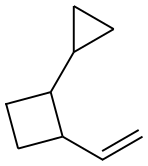 1α-Cyclopropyl-2α-ethenylcyclobutane Structure