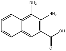 2-Naphthalenecarboxylicacid,3,4-diamino-(9CI) 结构式