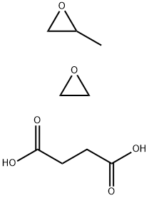 环氧乙烷-环氧丙烷的共聚物琥珀酸酯, 62683-37-8, 结构式