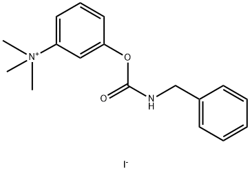3-[[(ベンジルアミノ)カルボニル]オキシ]-N,N,N-トリメチルベンゼンアミニウム·ヨージド 化学構造式