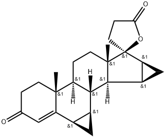 ドロスピレノン 化学構造式