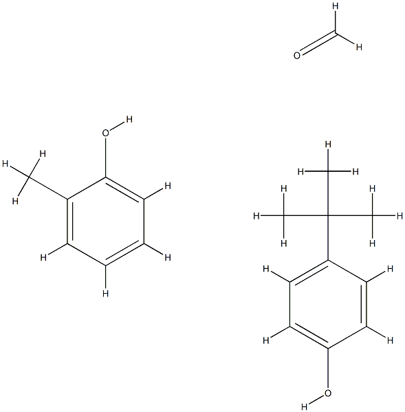 Formaldehyde, polymer with 4-(1,1-dimethylethyl)phenol and methylphenol 结构式