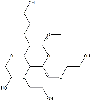 甲基葡糖醇聚醚-20 结构式