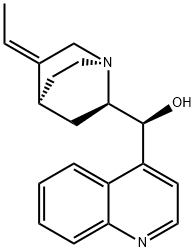 (9S)-3,10-ジデヒドロ-10,11-ジヒドロシンコナン-9-オール 化学構造式