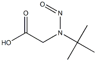 2-[(叔丁基)亚硝基氨基]乙酸, 6939-24-8, 结构式