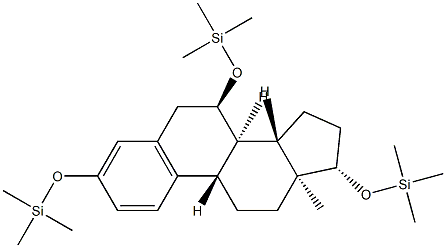3,7α,17β-Tris(trimethylsiloxy)-1,3,5(10)-estratriene 结构式