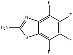 2-Benzothiazolamine,4,5,6,7-tetrafluoro-(9CI) Struktur