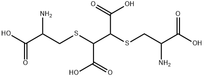 2,3-dimercaptosuccinic acid-cysteine (1-2) mixed disulfide Structure