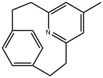 16-Azatricyclo(9.2.2.14,8)hexadeca-4,6,8(16),11,13,14-hexaene,6-methyl - Structure
