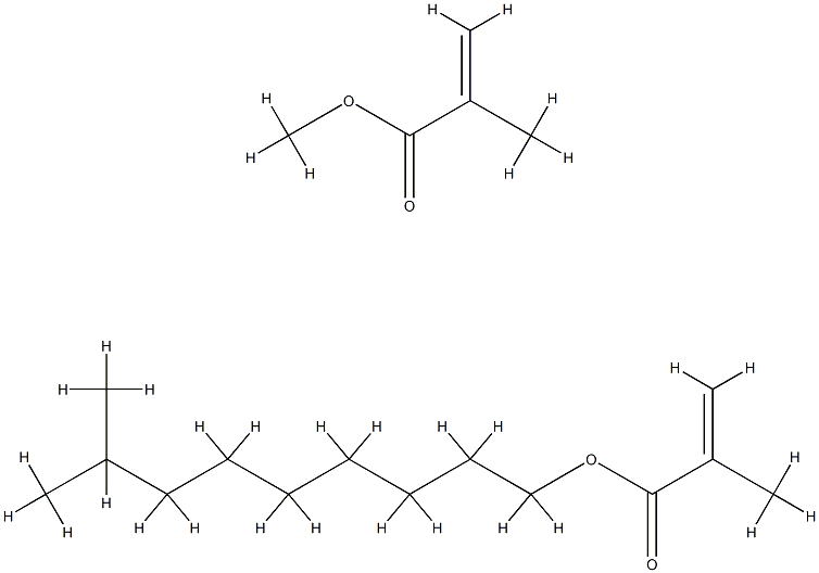 methyl methacrylate/ isodecyl methacrylate copolymer Structure