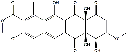 tetracenomycin C Struktur