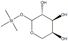 L-Arabinopyranose,1-O-(trimethylsilyl)-(9CI) Struktur