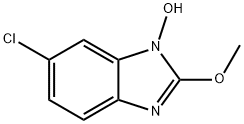 1H-Benzimidazole,6-chloro-1-hydroxy-2-methoxy-(9CI) Struktur