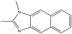 1H-Naphth[2,3-d]imidazole,1,2-dimethyl-(9CI) Struktur