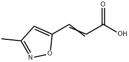 2-Propenoicacid,3-(3-methyl-5-isoxazolyl)-(9CI) Struktur
